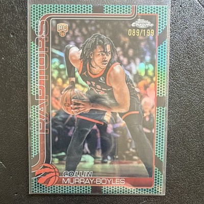 Topps Chrome Update 2026 Collin Murray-Boyles Rookie #159 Toronto Raptors /199