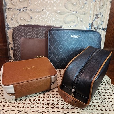 Choice of New Lanvin Toiletry Make-up Travel Bag Turkish Airlines