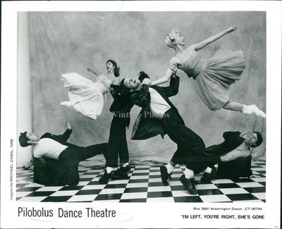 1989 Pilobolus Dance Theater Im Left Your Right Shes Gone Press Photo 8x10