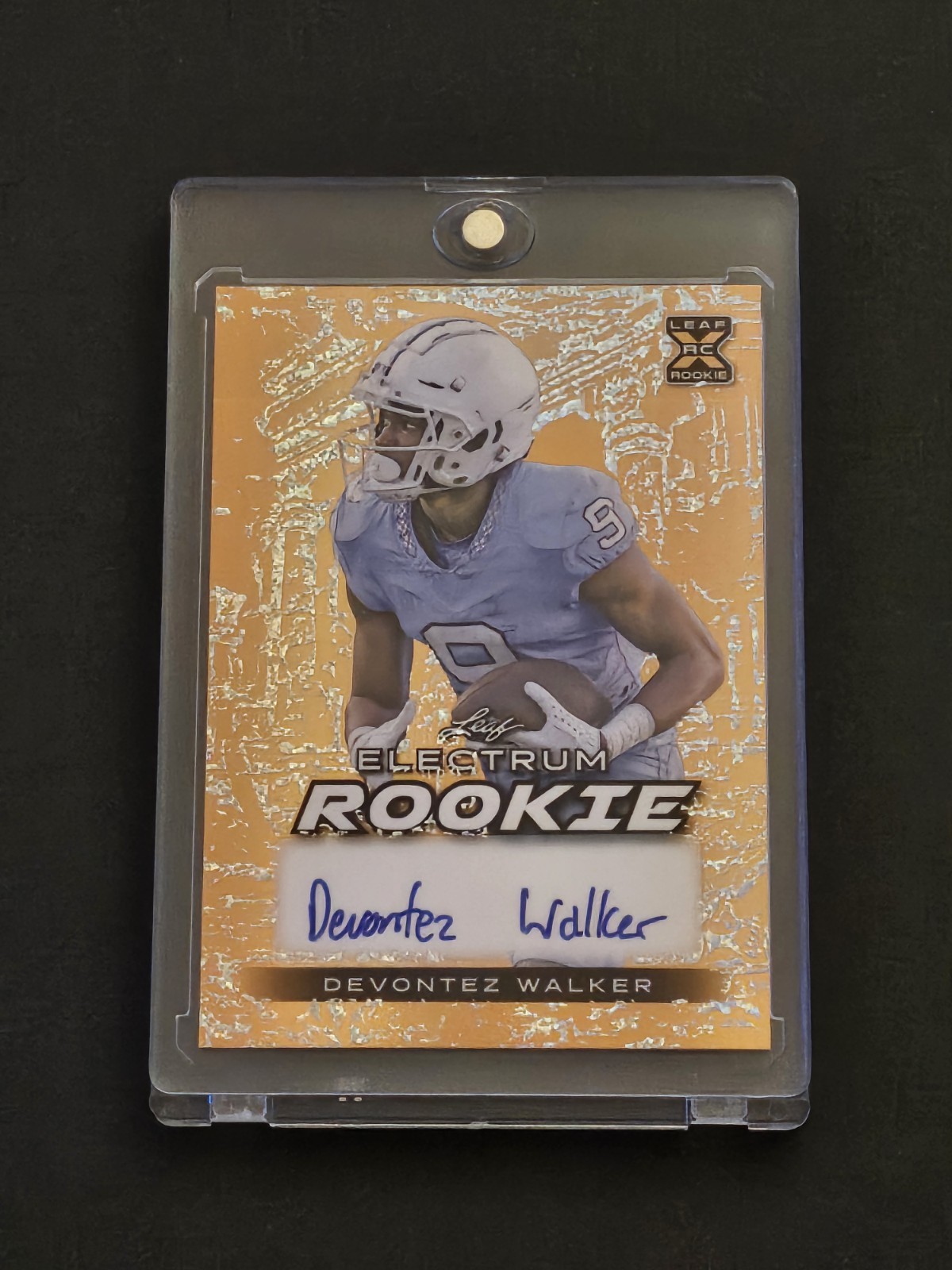 Devontez Walker Leaf Electrum Rookie Autographs #RADW2 Bronze Sparkle