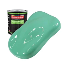 Restoration Shop-Light Aqua Low VOC Urethane Basecoat Auto Paint-Quart Paint