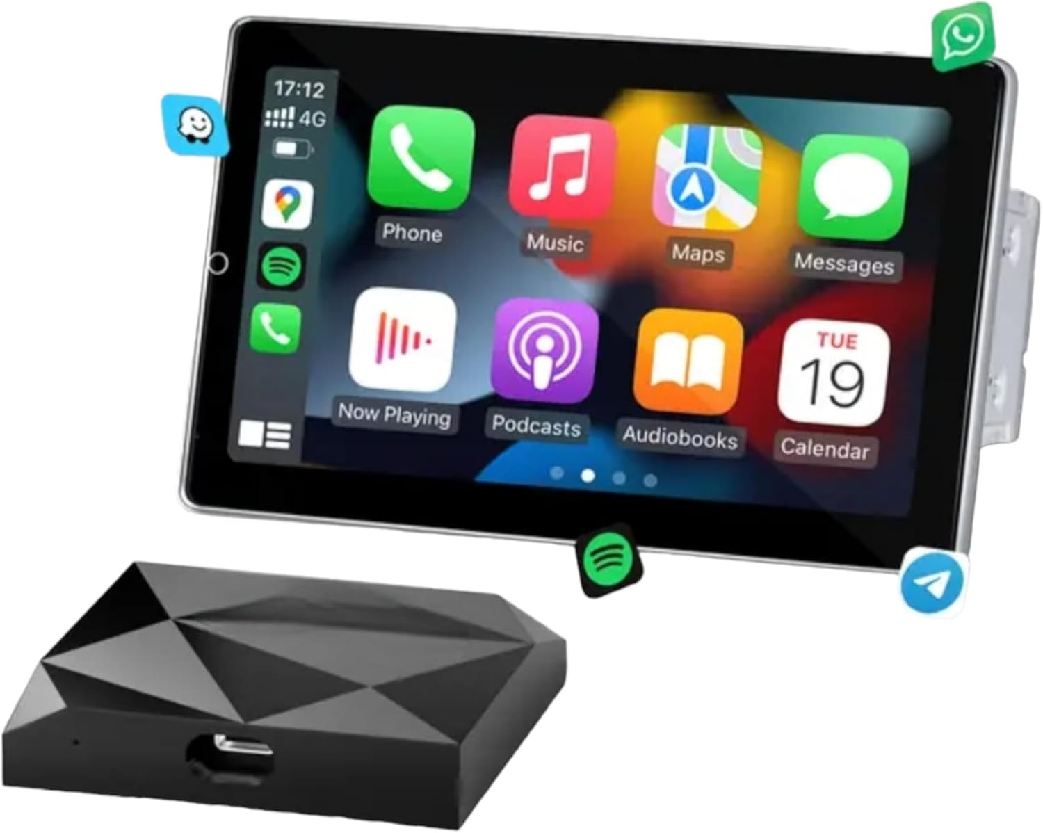 Carplay Auto Wireless per Iphone, Aggiornamento Online, Ottocast