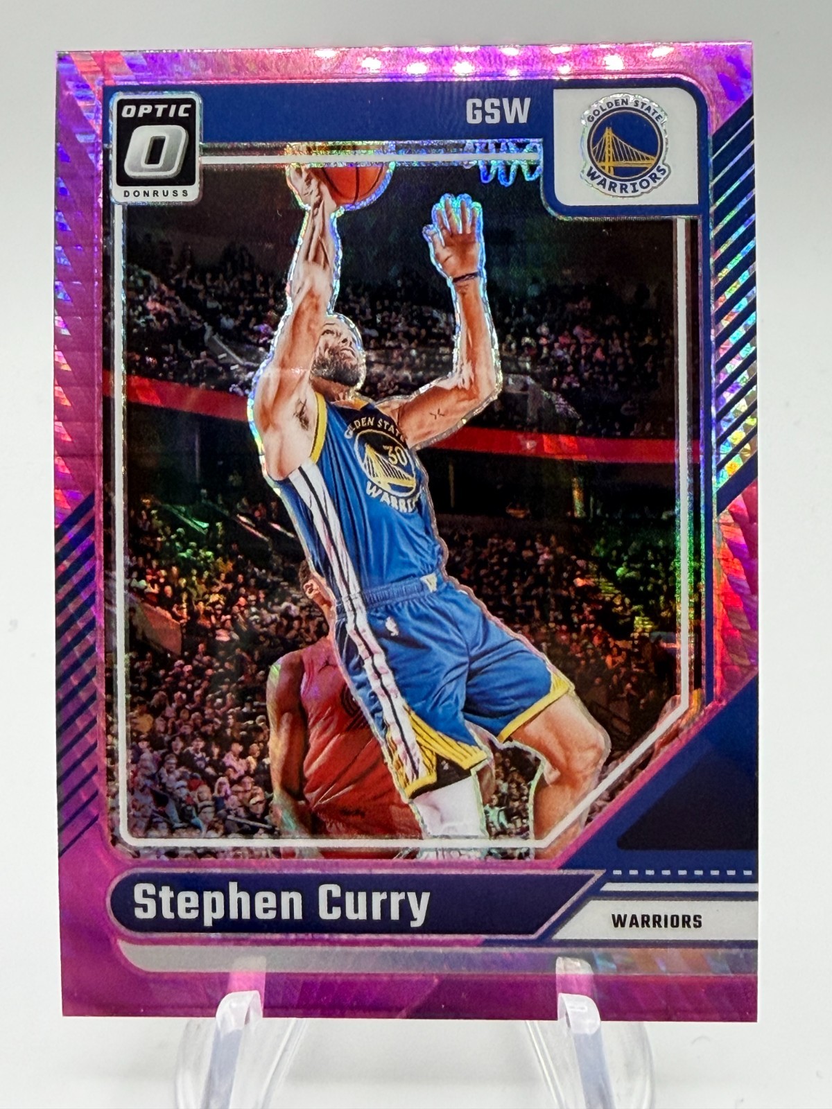 2024-25 Panini Donruss Optic - Stephen Curry #155 Pink Hyper Prizm (A0973)