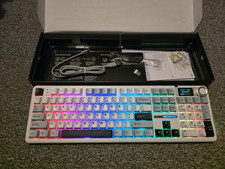 AULA F108 Pro Reaper 100% Wireless/2.4Ghz/USB/BT Mechanical Gaming Keyboard RGB