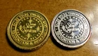 2-Avon Star System .999 Silver Total Sales & Recruiting Tokens 1/2oz ASW Pair