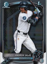 2025 Bowman Chrome #BCP-156 Andrew Salas Prospects