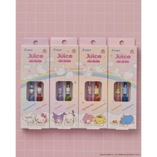 Set Sanrio Hello Kitty Juice Pens Black Ink Kuromi Cinnamoroll Melody Back Cute