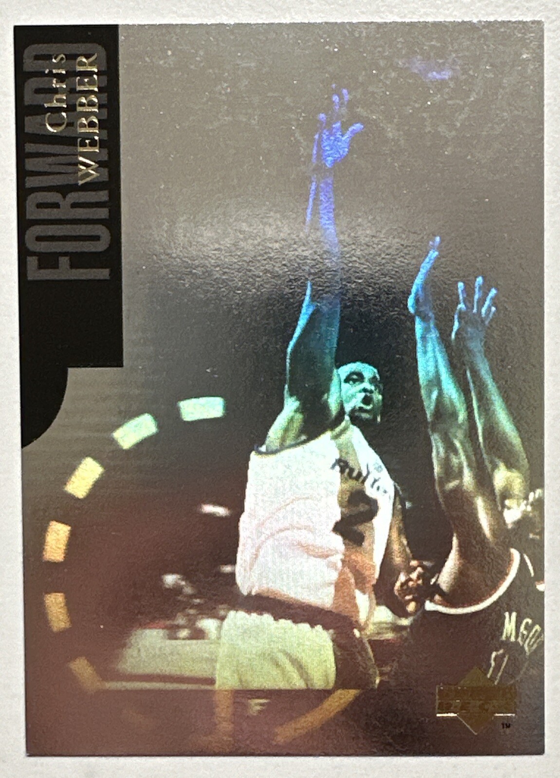 1995 Upper Deck Hologram Insert Chris Webber #H9 Bullets