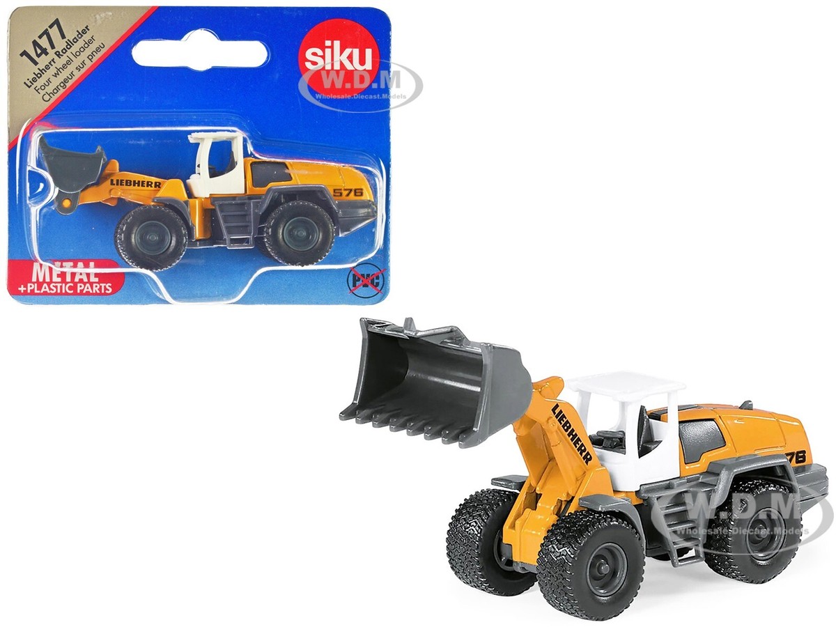 LIEBHERR 576 WHEEL LOADER YELLOW DIECAST MODEL BY SIKU 1477 | eBay