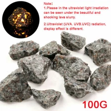 100g Natural Raw Rough Yooperlite Flame Fire Stone Mineral Crystal Reiki Healing