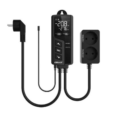 Elitech STC-1000 Pro Digitaler Temperaturregler 220V Doppelrelais mit Sensor