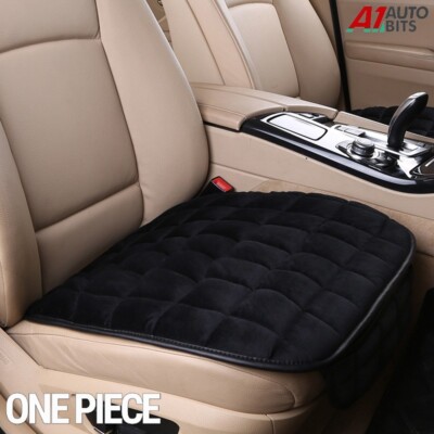 1X Comfy Massage Black Seat Cover Protector Cushion Mat Plush Car Van Lorry Taxi