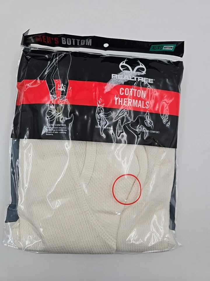 Realtree Mens Cotton Thermals Bottoms Only Size XL - Image 3 of 4