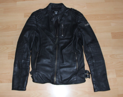 Tigha Herren Leder Jacek Gr. S Schwarz