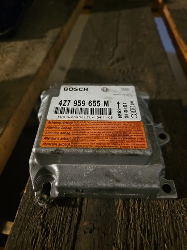 AUDI A6 C5 AIRBAGSENSOR STEUERGERÄT ECU 4Z7959655M #3