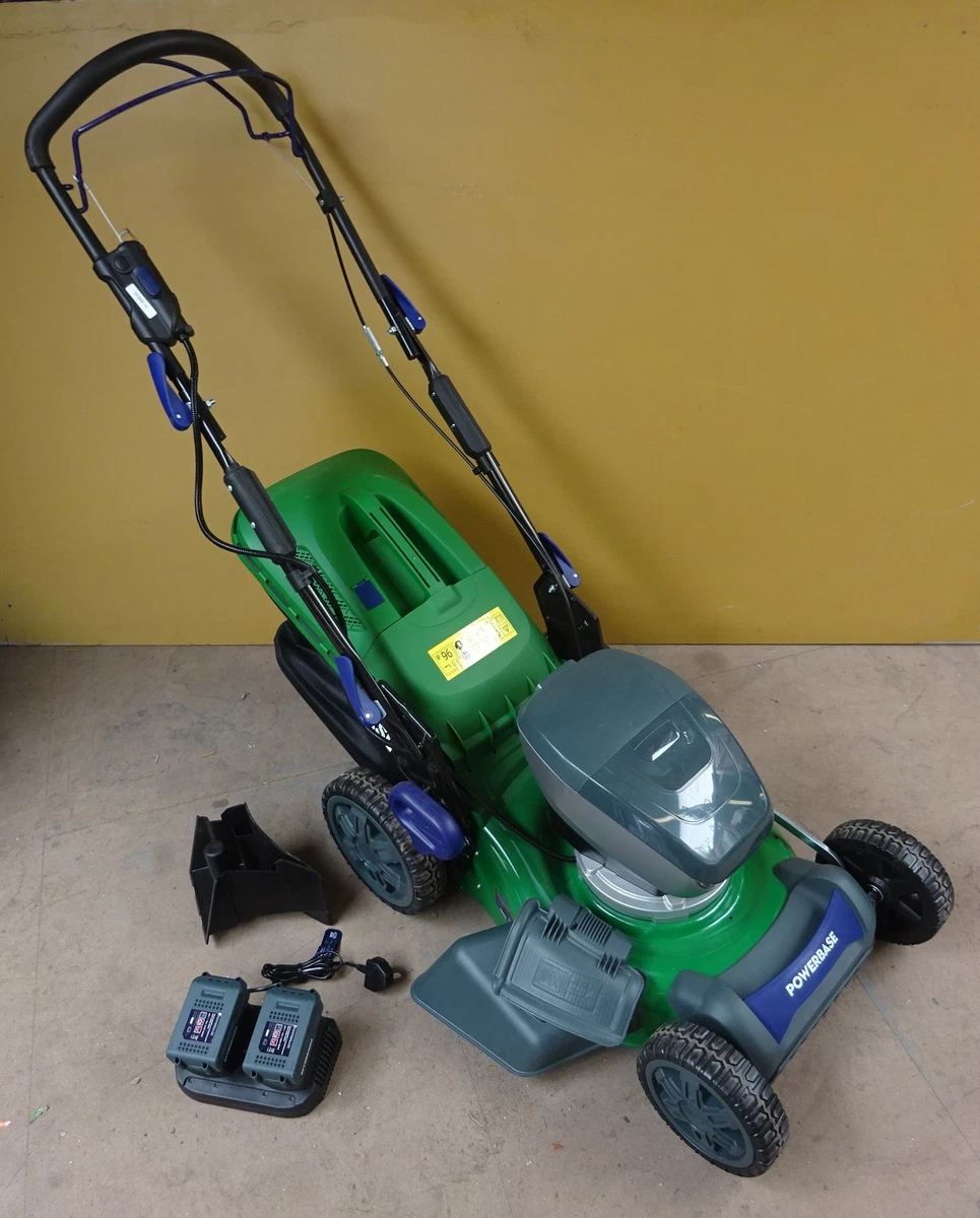 Powerbase Cordless Battery Lawnmower 40V 5Ah 46cm Y0JZ SP03 4640ZA