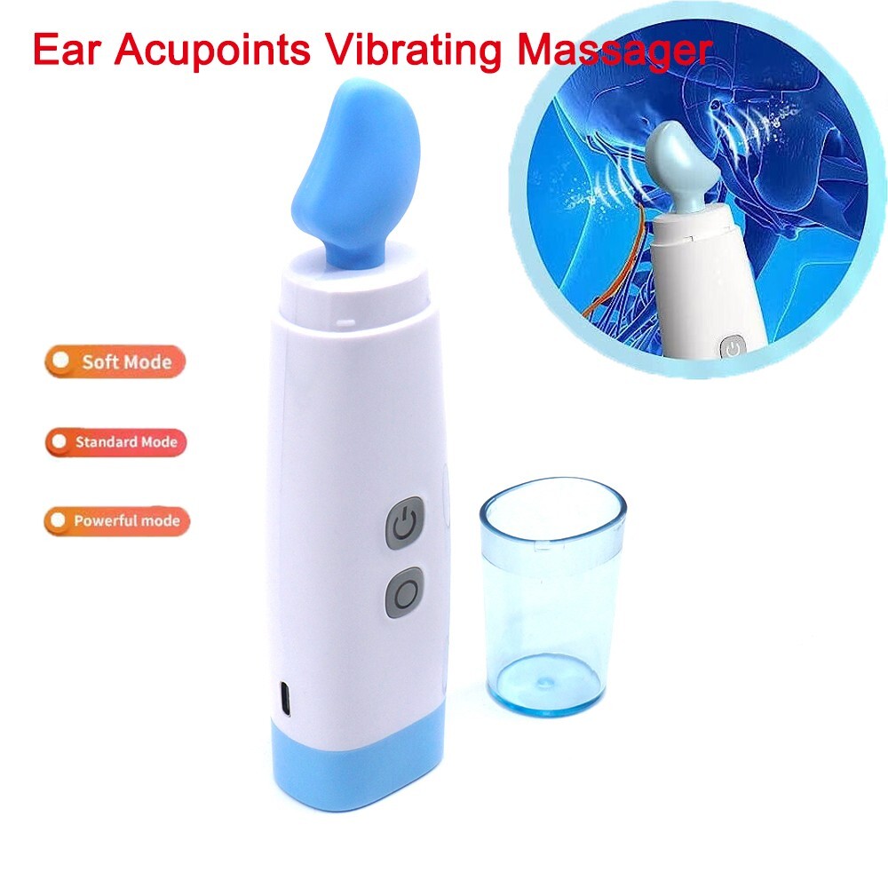 Ear Massager Cordless Ears Acupoints Vibrating Care Device Relieve Pain