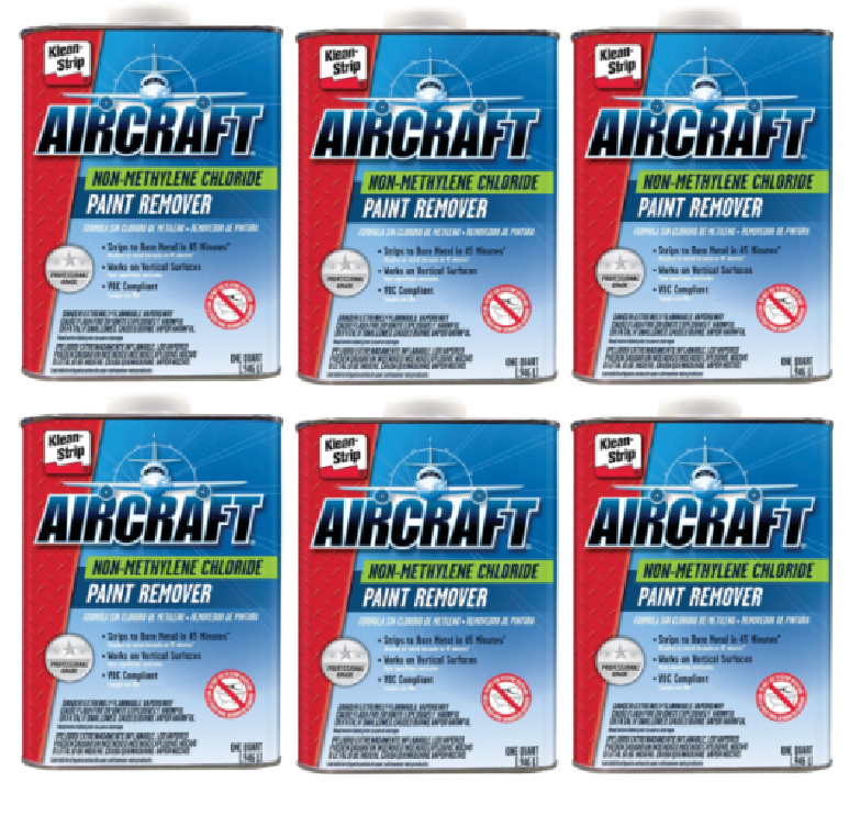 & KleanStrip Aircraft Paint Remover 32oz Reformulated QAR2000 (6 Pack