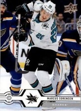 #164 Marcus Sorensen - San Jose Sharks - 2019-20 Upper Deck Hockey