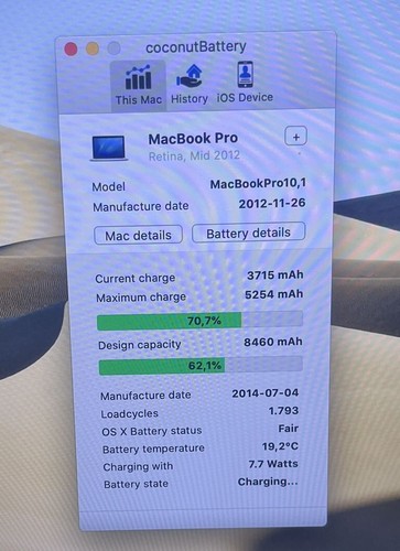 Apple MacBook Pro 15 / 8GB / 256GB SSD / 2.3GHz i7 / Microsoft Office / Catalina - Bild 10 von 10