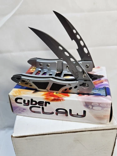 Master Cutlery Cyber Claw Silver Knives Hand Held Claw Knives
