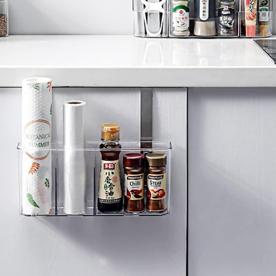 over the Cabinet Door Organizer Holder,Spice Organizer for Cabinet,Wall Mounted 