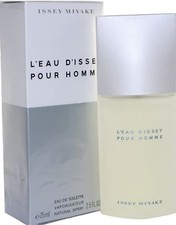 Issey Miyake L' Eau D' Issey 2.5 oz EDT Spray for Men - New in box