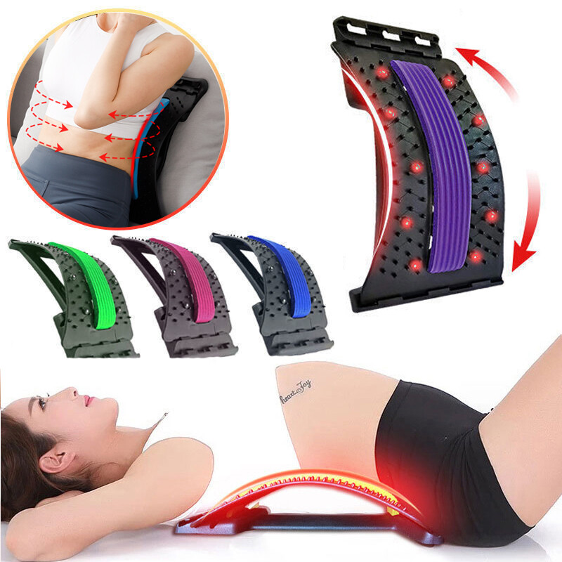 Masseur de dos decompressor lombaire reglable pour soulagement de la fatigue du cou