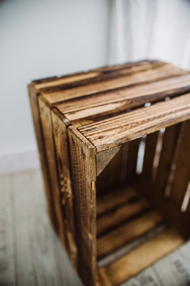 3er Set Weiße Vintage-Holzkisten – 50x40x30 Cm, Für Aufbewahrung, Regalbau & Deko