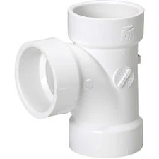 Mueller 05753 Streamline Sanitary Tee 2 in SCH 40/STD PVC
