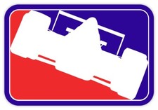 Indy car sticker decal 5" x 3"