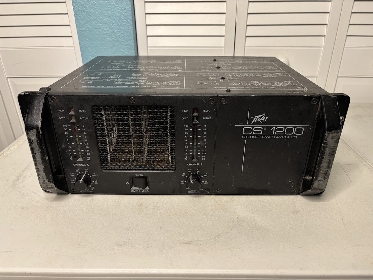 【PEAVEY】CS-1200 ステレオパワーアンプ Peavey CS 1200 Stereo Power Amplifier | eBay