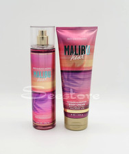 Bath  Body Works Malibu Heat Fine Fragrance Body Mist  Body Cream Set of 2