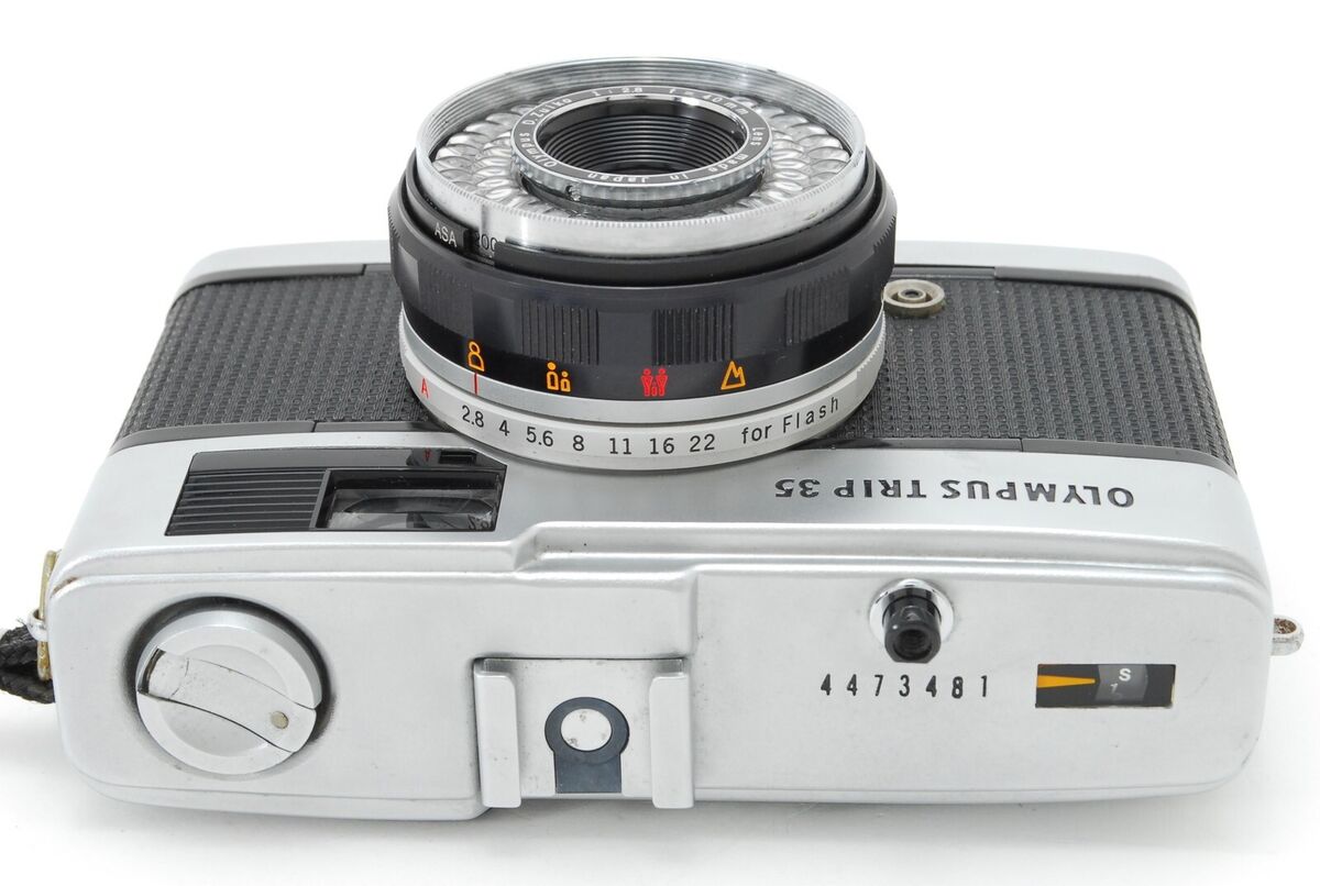 EXC+5】Olympus Trip 35 Rangefinder camera Silver D.Zuiko EXC+5】Olympus Trip 35 Rangefinder camera Silver D.Zuiko