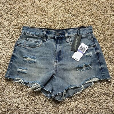 NWT Blank NYC Women's The Barrow Vintage High-Rise Shorts Size 26 