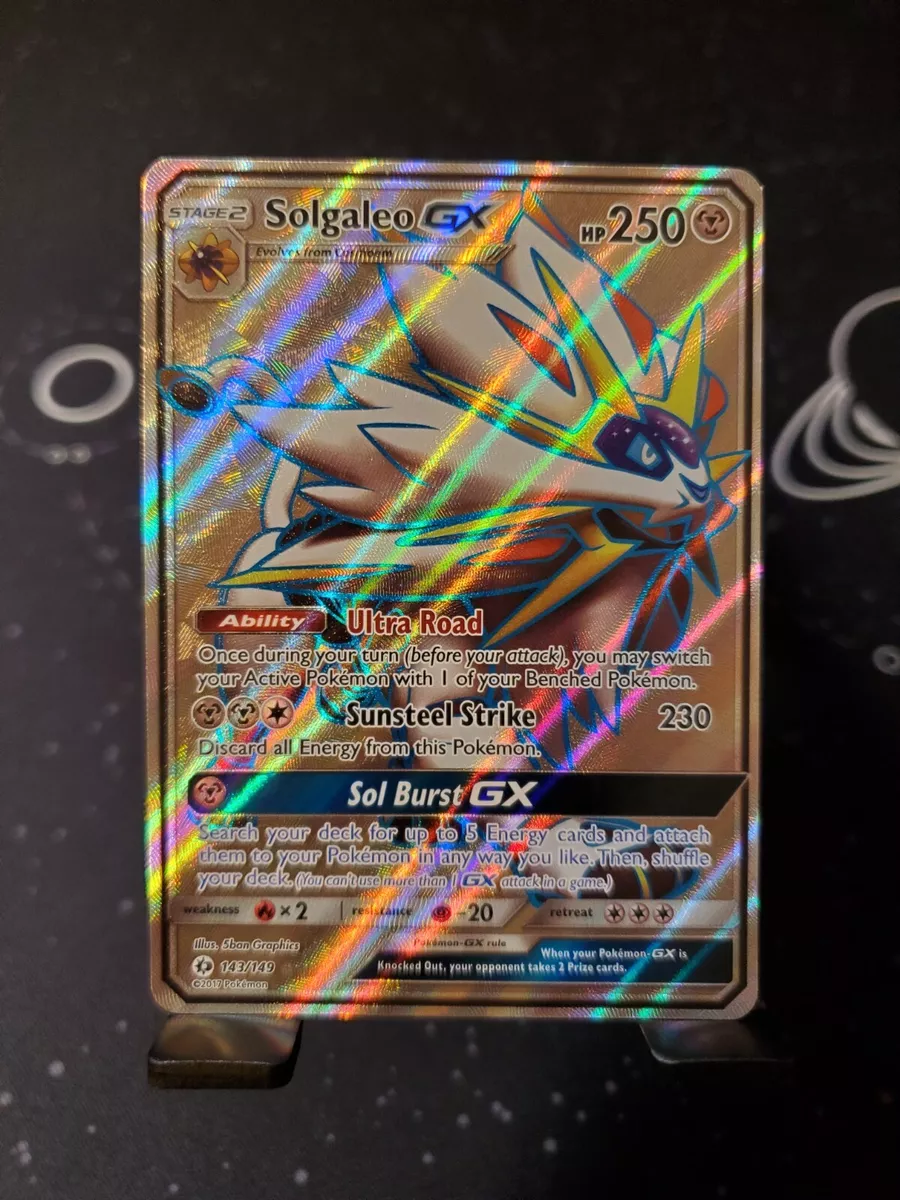 Pokemon - Solgaleo GX - 143/149 - Full Art Ultra Rare