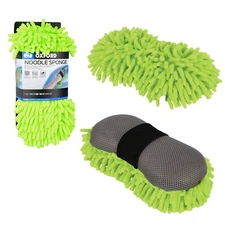 Oxford Microfiber Absorbent Chenille Noodle Motorcycle Car Cleaning Sponge Brush