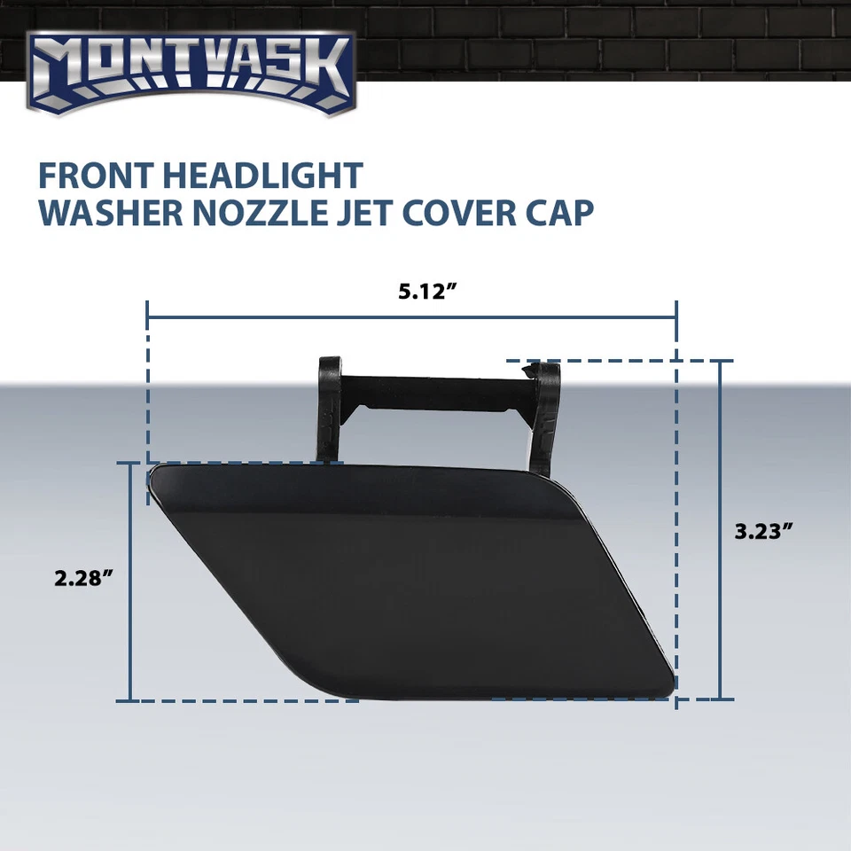 Headlight Washer Cover Fit For Mercedes-Benz C-Class W204 C250 C300 C350 C63AMG Foto 3 de 4