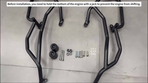 Frame Engine Guard Stunt Cage Safety Crash Bar Falling Protector For Tracer 9 GT - Video 1 of 1
