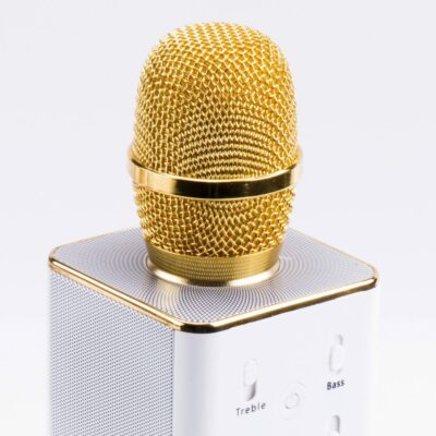 Wireless Q7 Karaoke microphone, Bluetooth, portable condenser mic