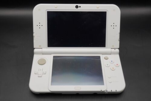 Neu Nintendo 3DS XL LL perlweiß Konsole Stylus funktioniert getestet japanischer Wur - Bild 3 von 13