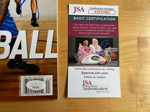 KEVIN DURANT & NENAD KRSTIC SIGNED VINTAGE SPORTS ILLUSTRATED AUTOGRAPH JSA COA - Picture 2 of 3