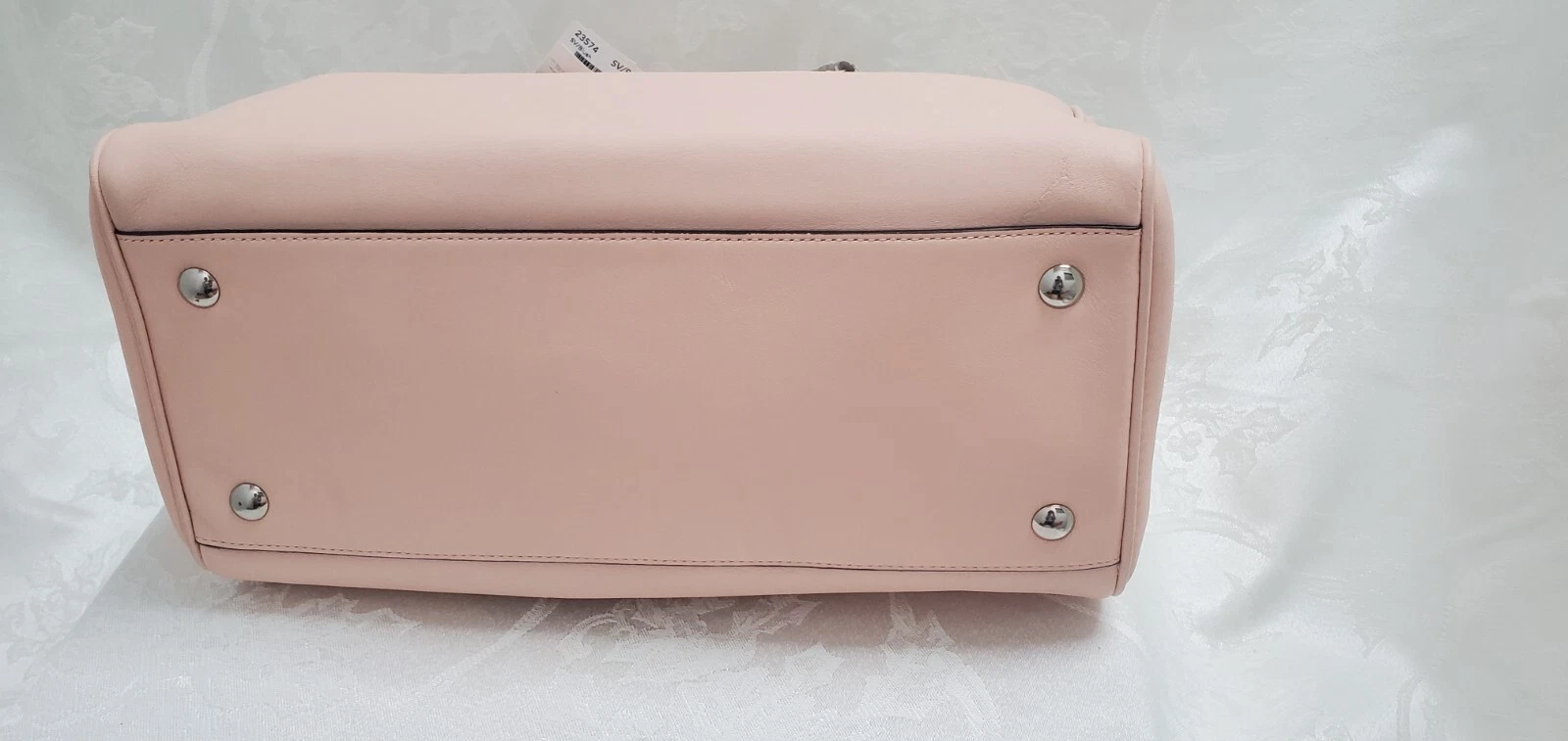 Borsa Coach 23574 Legacy in pelle Haley nuova con etichette colore: blush (rosa tenue)