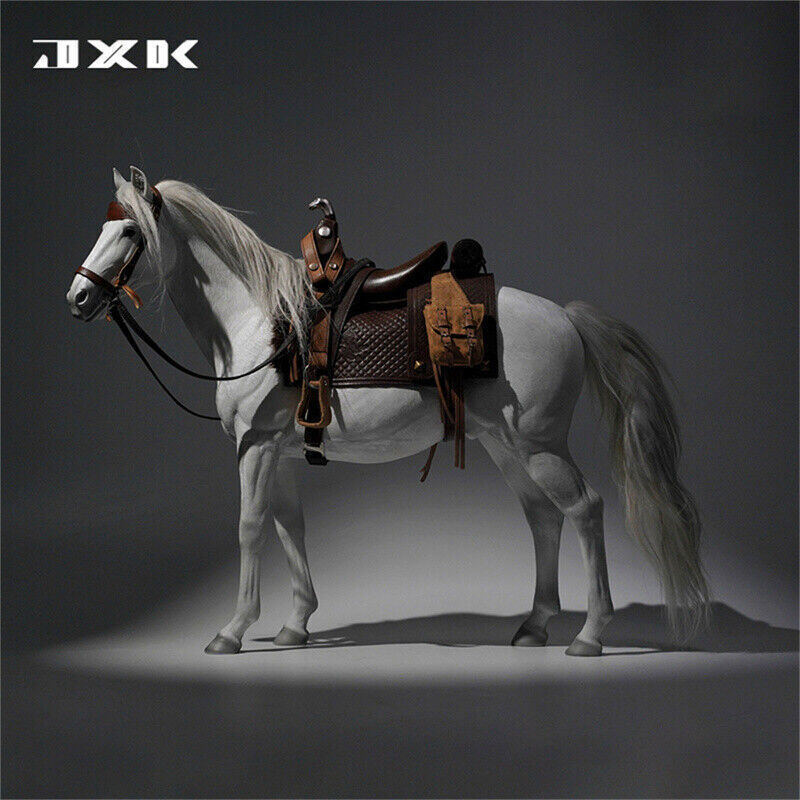 JXK 1/6 Horse Animal Model Figure w/ Saddle GK Scene Model Toy No Characters New