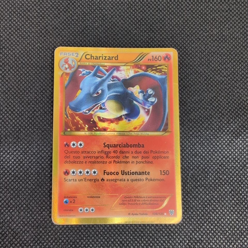Charizard Uragano Plasma 136 PL ITA Carta Pokemon Vintage Plasma Storm