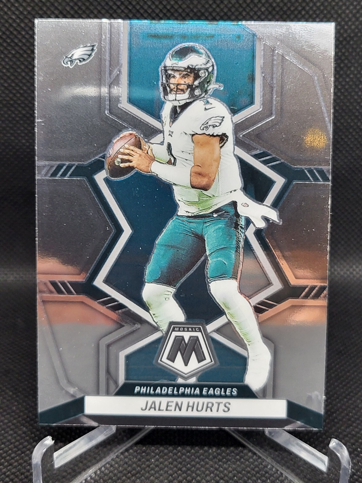 2022 Panini Mosaic Silver Prizm Jalen Hurts #156 Philadelphia Eagles