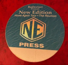 New Edition Press Pass Unused & Rare Home Again Tour 1997 - Pre Bell Biv DeVoe
