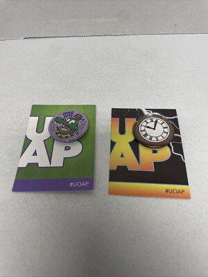 Universal Studios Passholder UOAP Back To The Future Mardi Gras Button Pin Lot