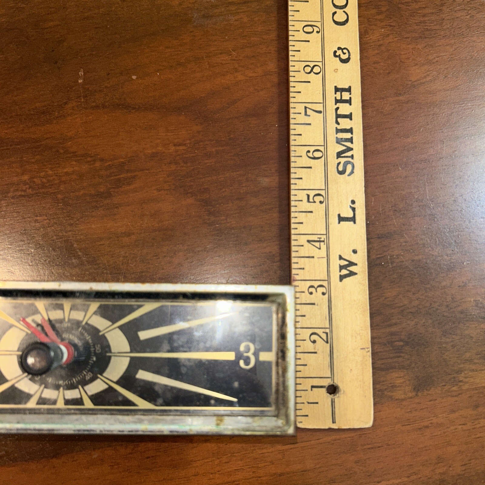 Vtg Range Clock And Timer M003B 3QW 120 VAC MCM Features Range Gold Black Red