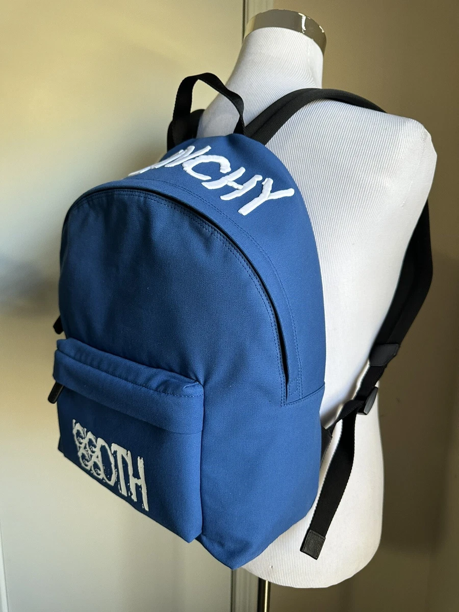 New $1260 Givenchy Men's Essential U Logo Backpack ELECTRIC BLUE Italy